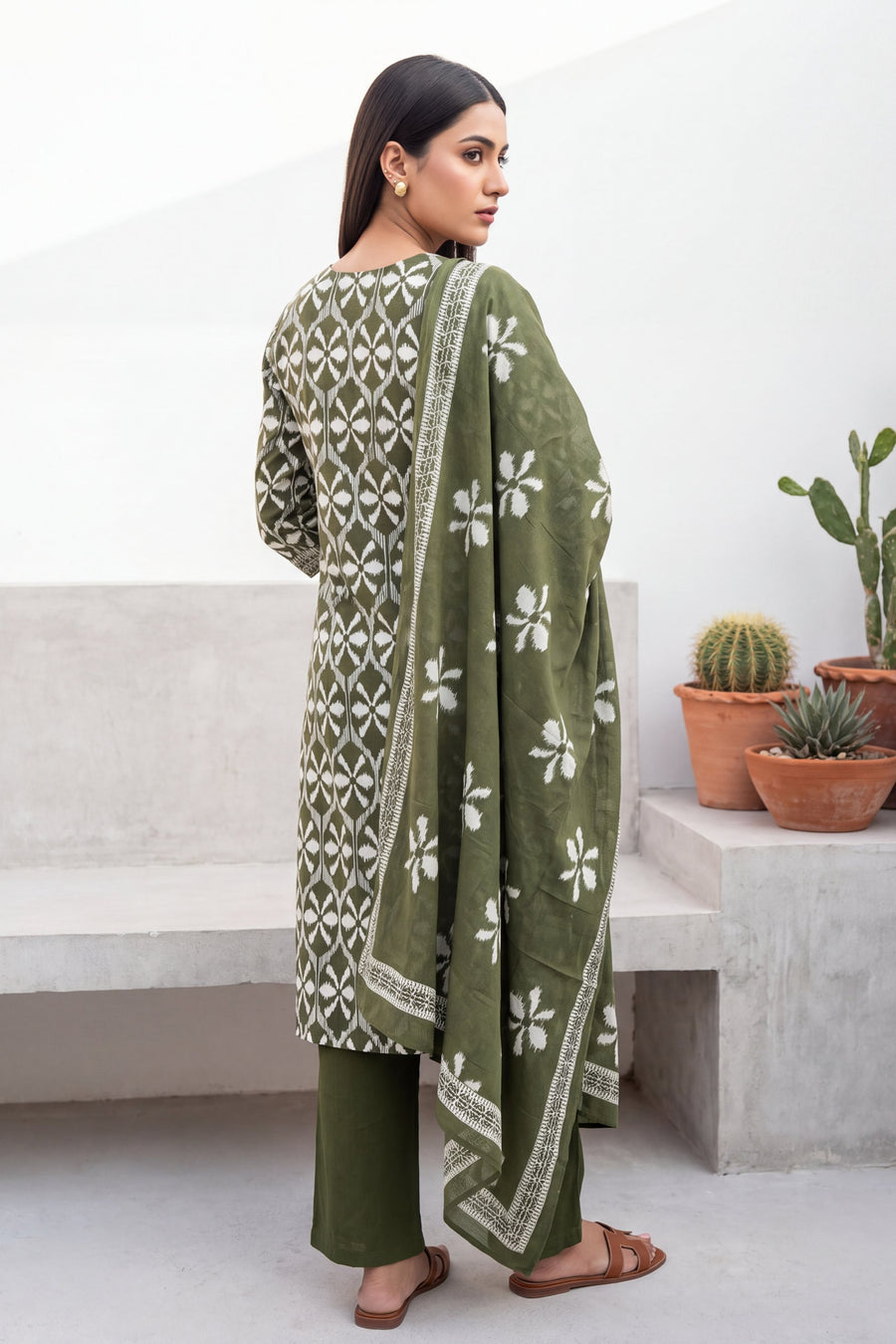 Clover Dell Cotton Dupatta Set — image 8
