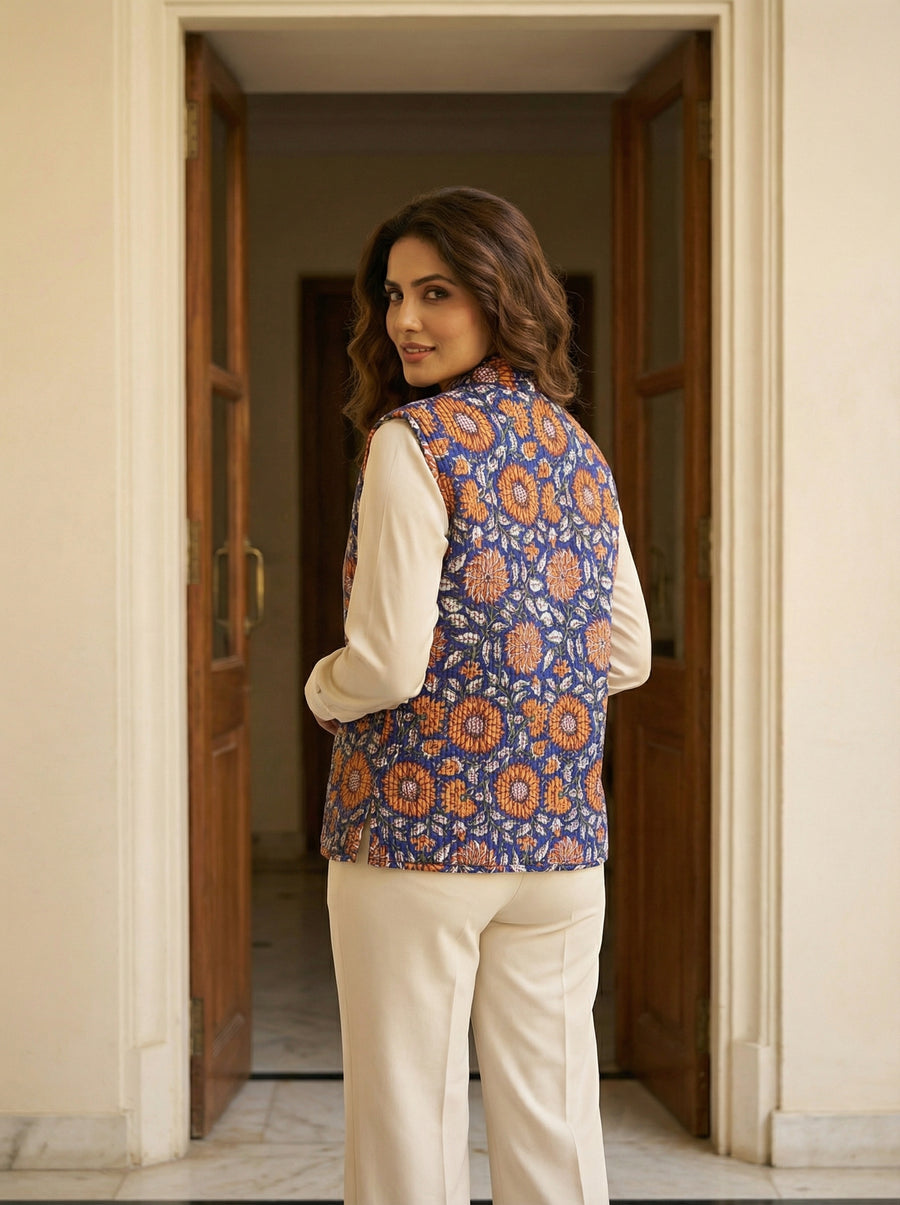 Blueway Everyday Cotton Reversible Quilted Jacket — image 9