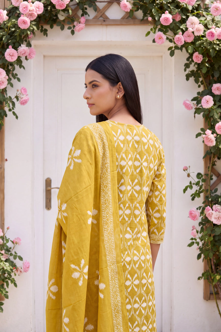 Sunbeam Glow Cotton Dupatta Set — image 7