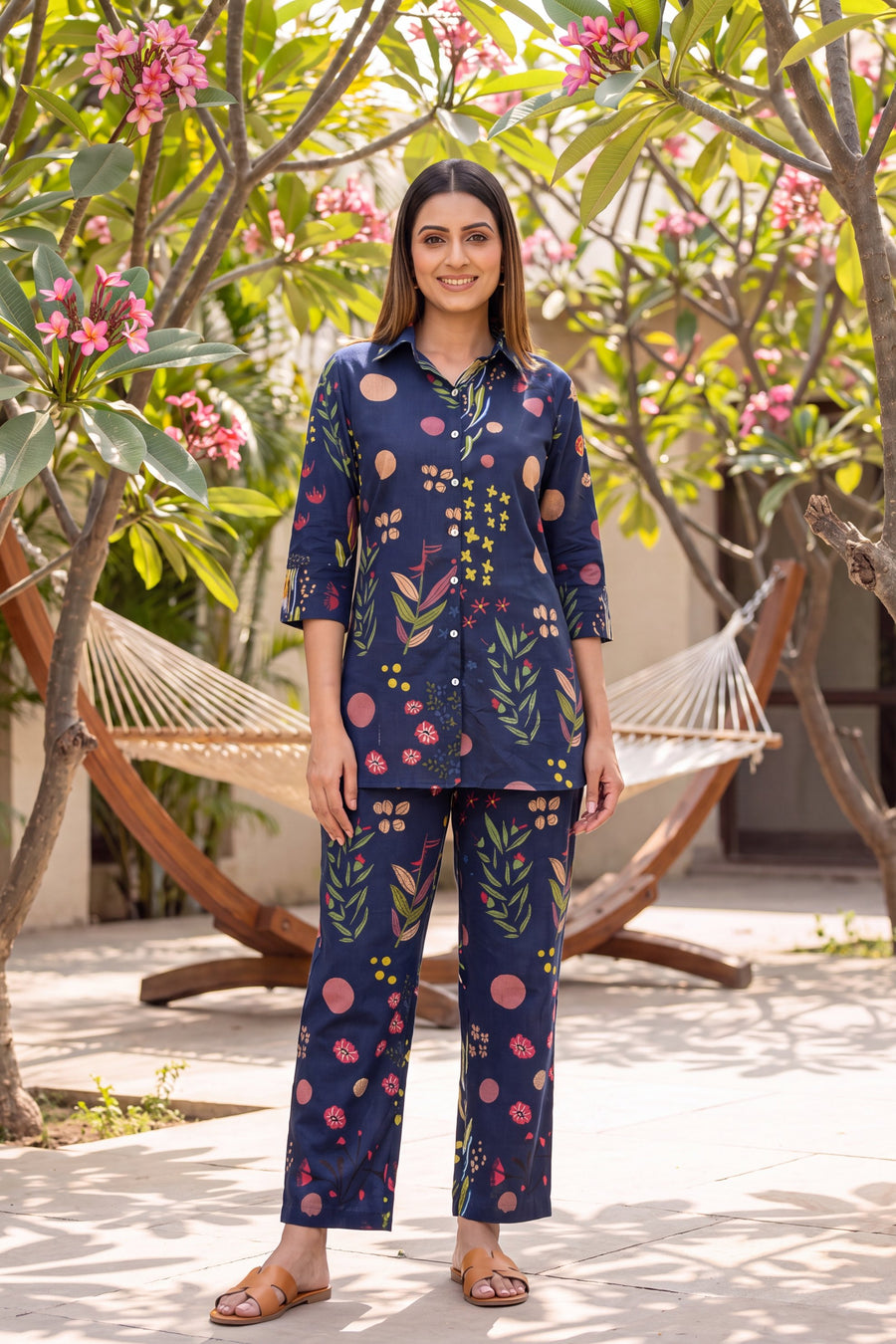 Skyline Bloom Cotton Co-ord Set — image 10