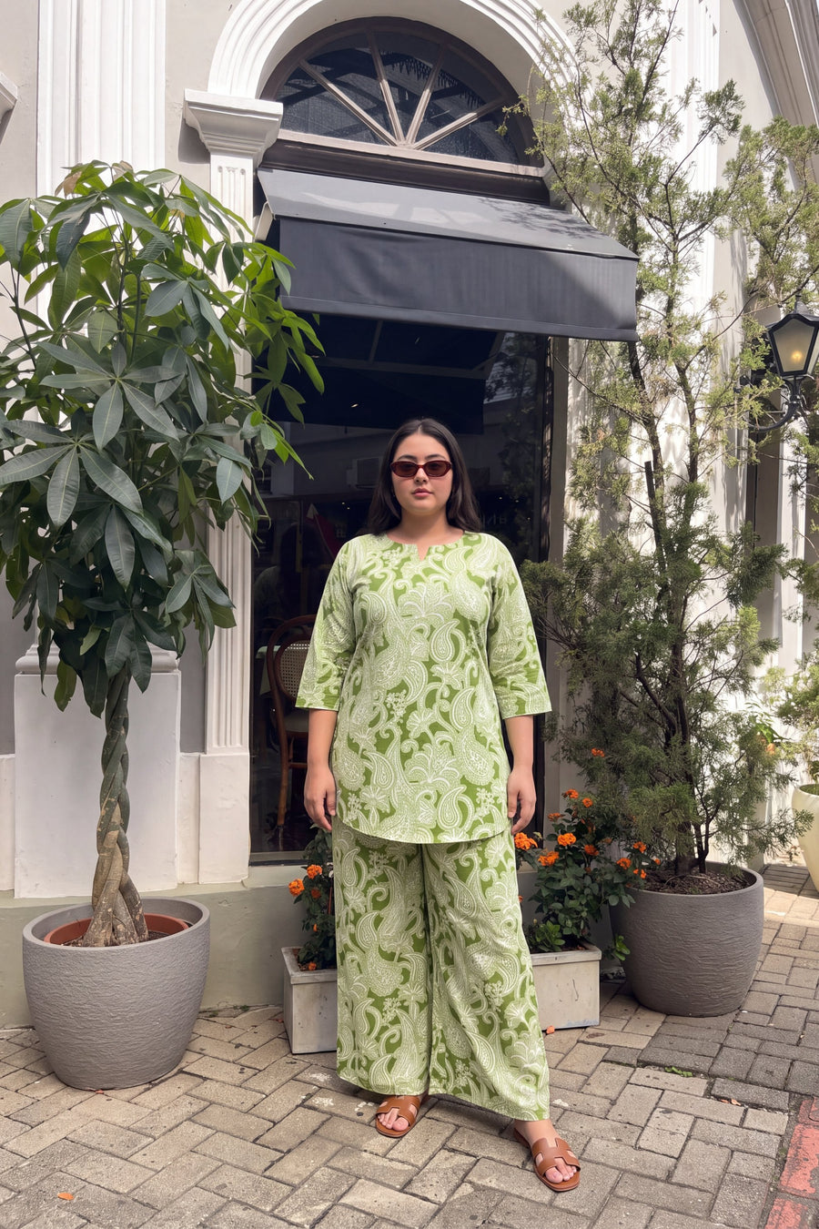 Meadow Paisley Cotton Co-ord Set — image 13