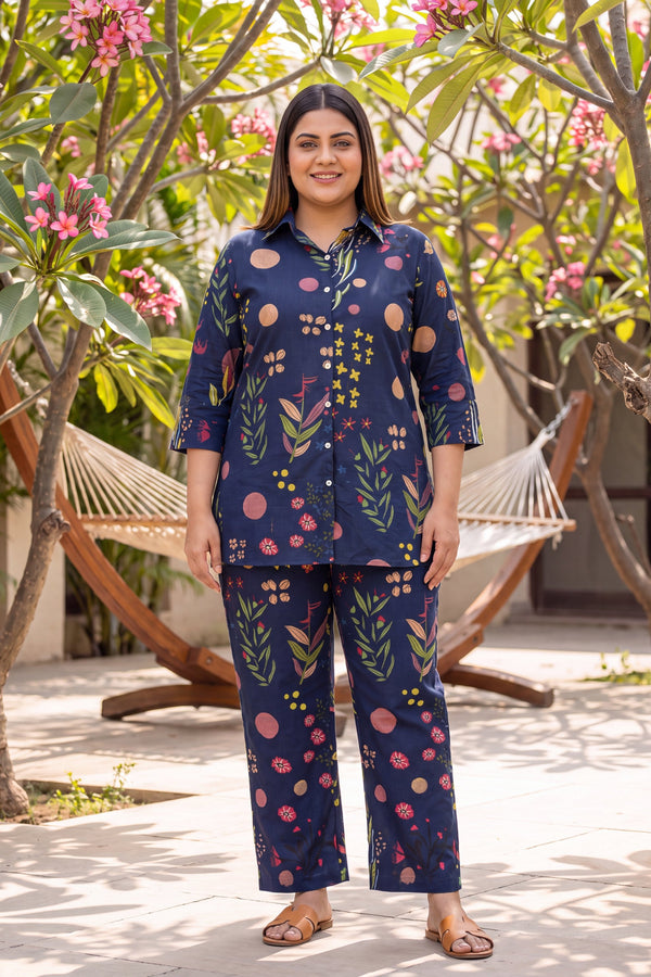 Skyline Bloom Cotton Co-ord Set