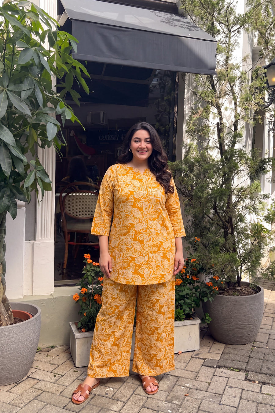 Marigold Paisley Cotton Co-ord Set — image 14