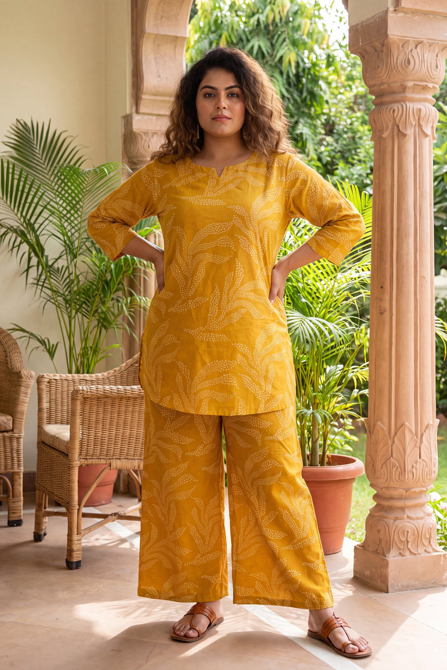 Bistro Goldenrod Cotton Co-ord Set — image 11