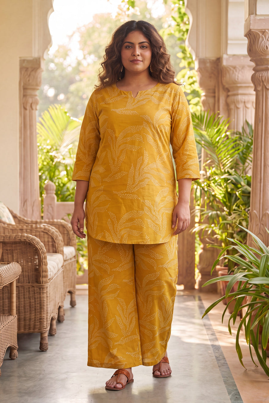 Bistro Goldenrod Cotton Co-ord Set — image 12