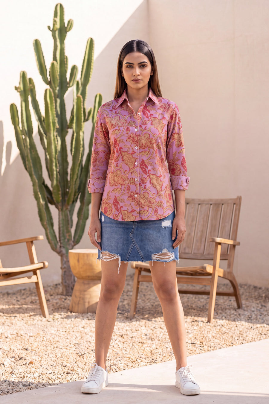 Rosewater Pink Cotton Shirt — image 21