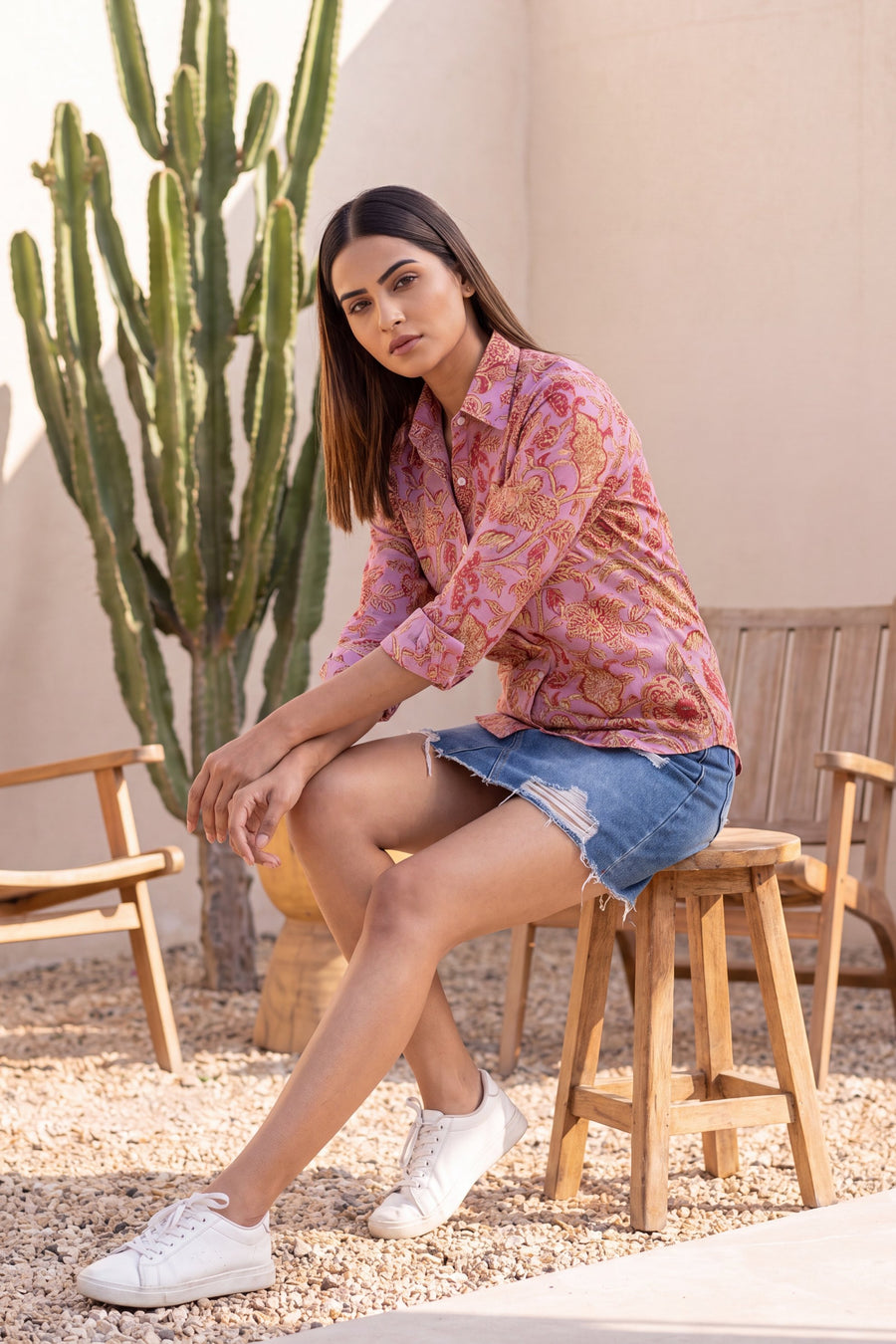 Rosewater Pink Cotton Shirt — image 22