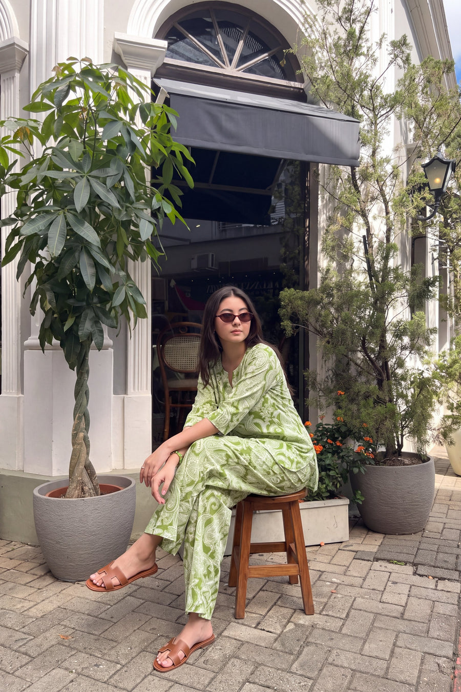 Meadow Paisley Cotton Co-ord Set — image 11