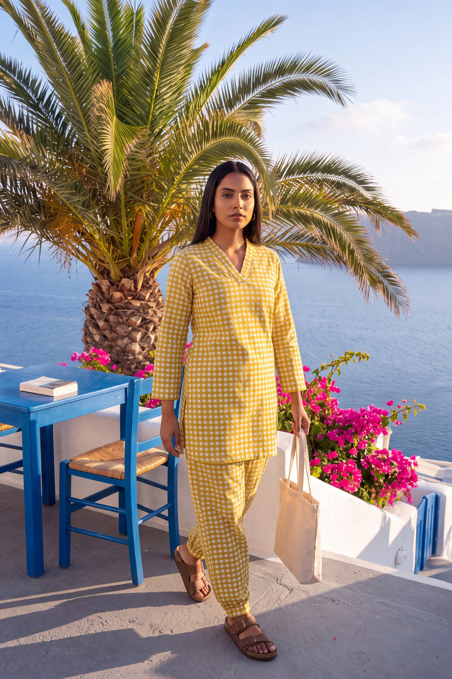Golden Dune Cotton Farshi Salwar Set — image 13