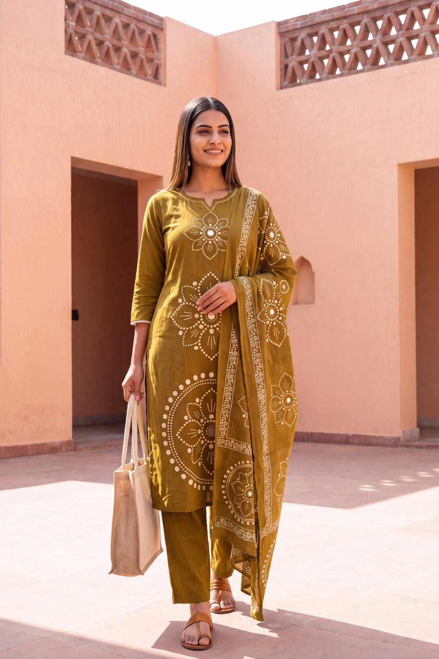 Willow Grove Cotton Dupatta Set — image 7