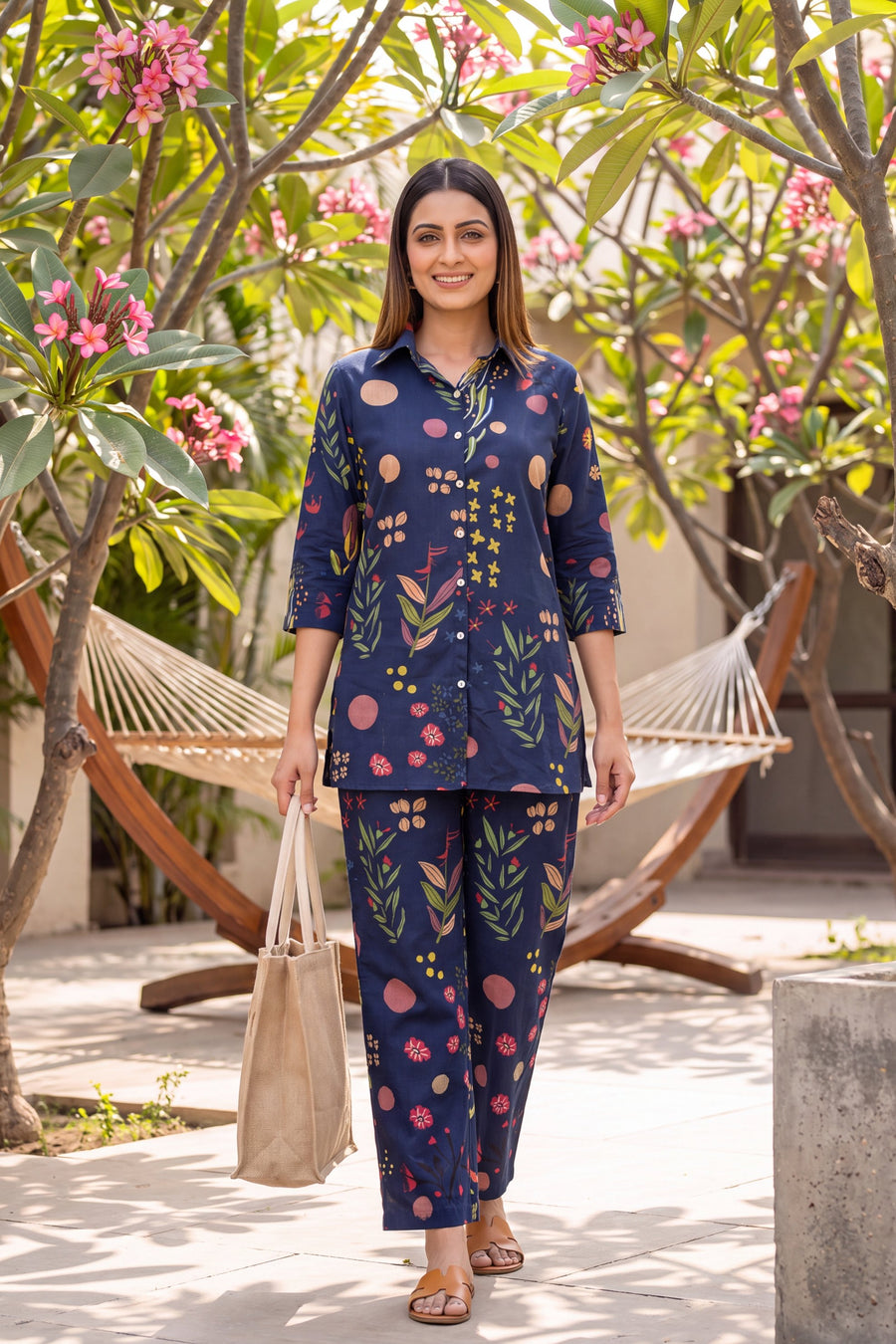Skyline Bloom Cotton Co-ord Set — image 12