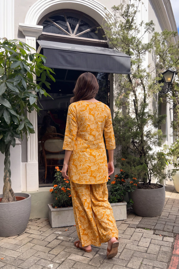 Marigold Paisley Cotton Co-ord Set