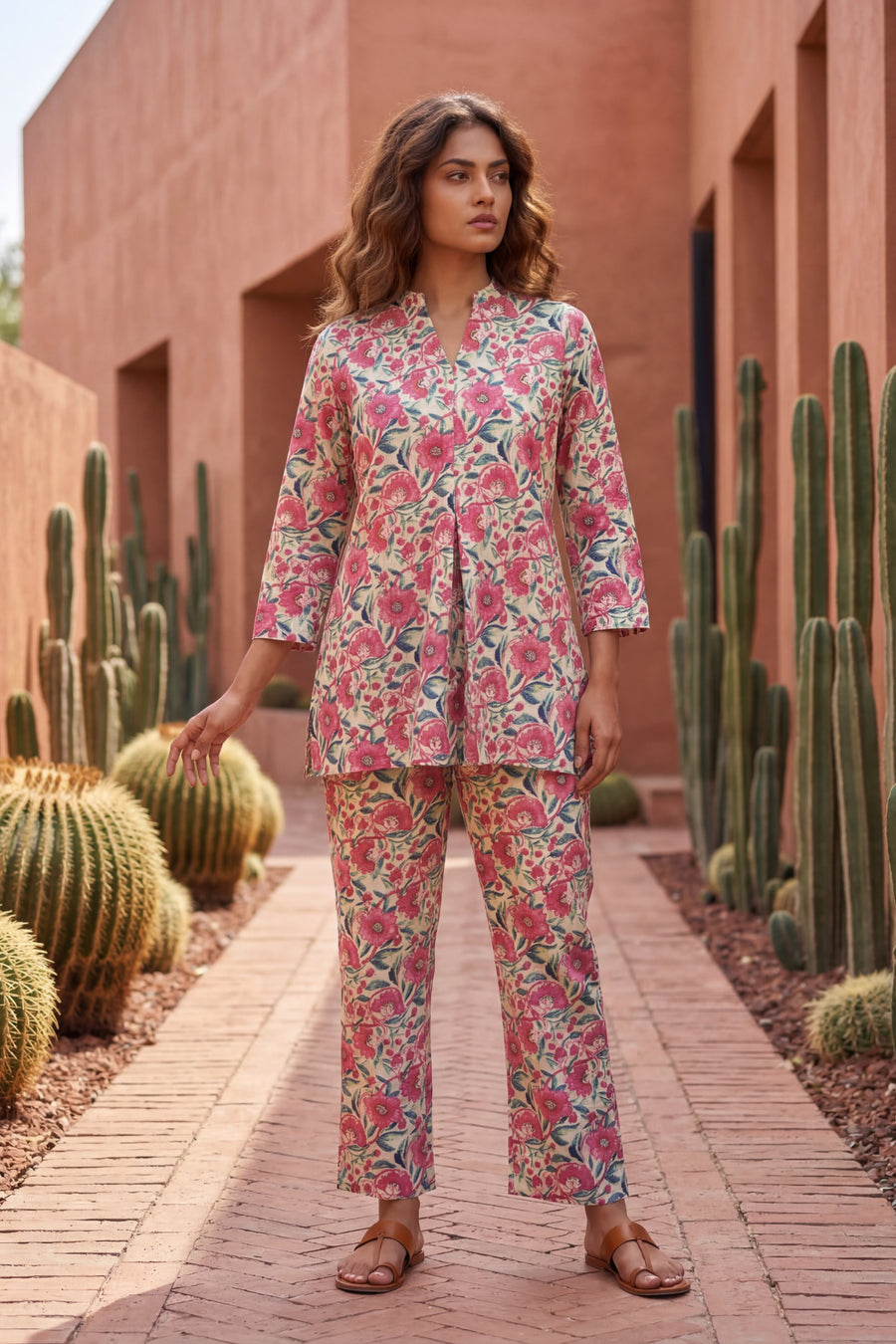 Vintage Rose Garden Cotton Co-ord Set — image 4