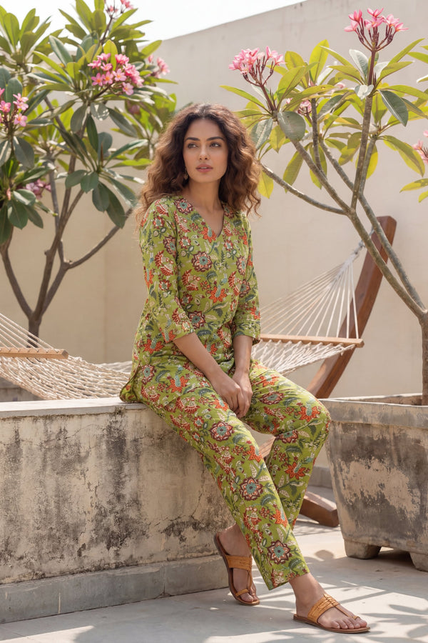 Meadow Garden Heritage Cotton Co-ord Set