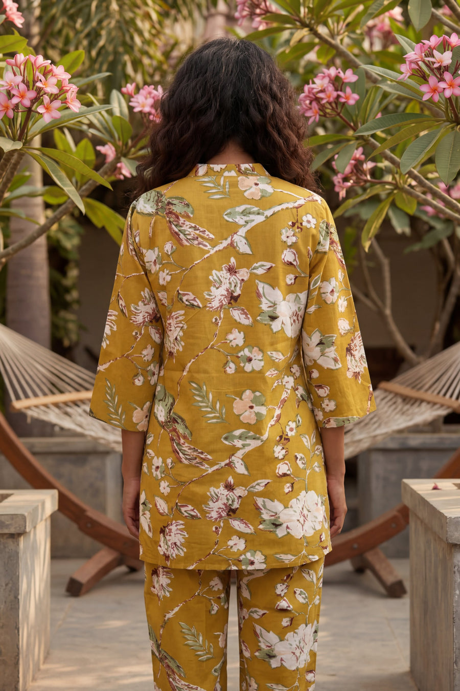 Golden Meadow Mustard Cotton Co-ord Set — image 9