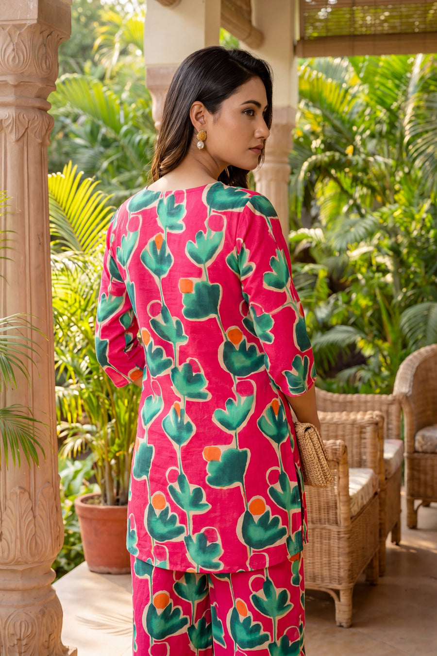 Rosy Garden Botanical Cotton Co-ord Set — image 15