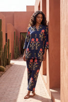Twilight Blossom Cotton Co-ord Set