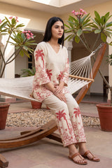 Wildflower Bloom Floral Cotton Flex Co-ord Set