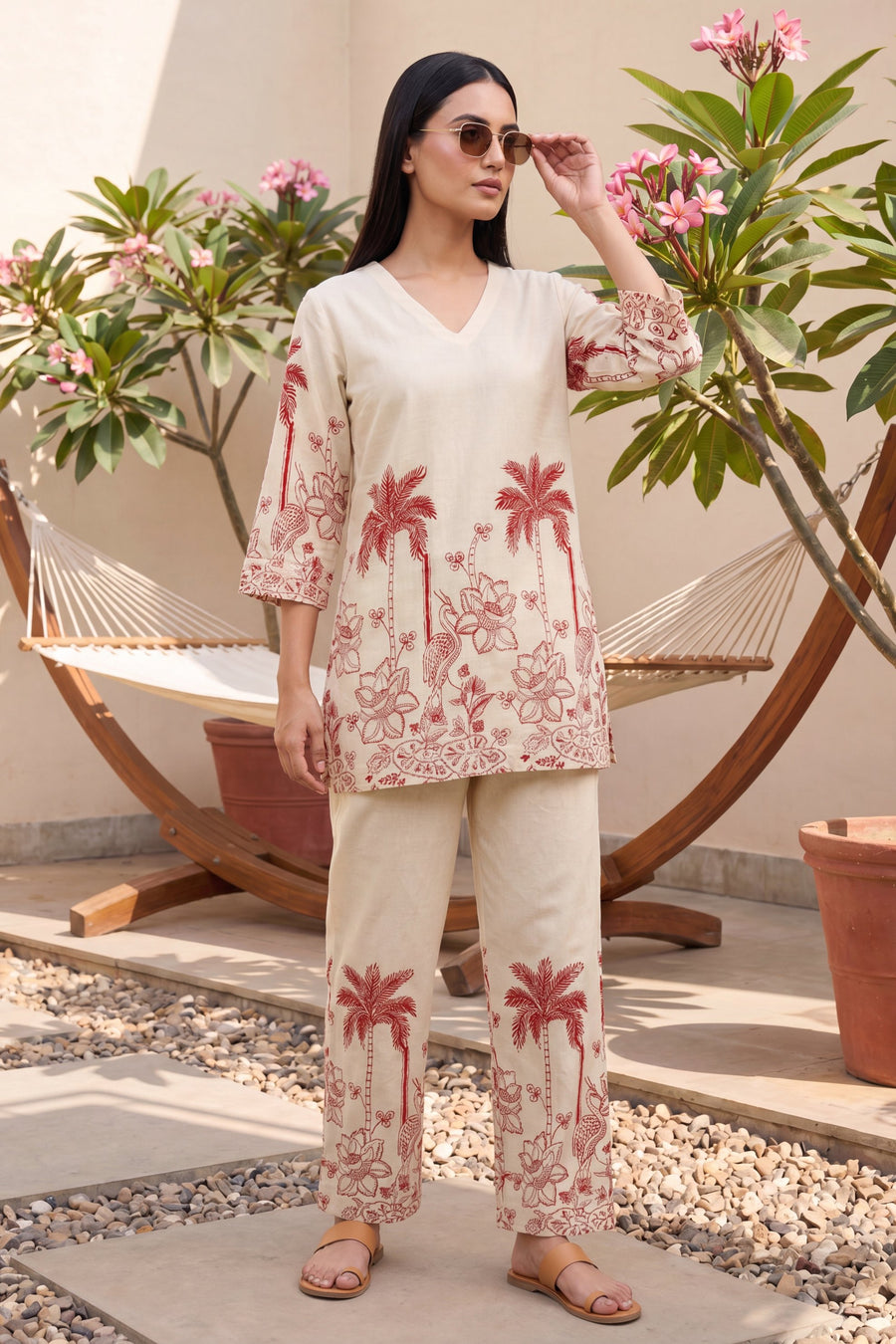 Wildflower Bloom Floral Cotton Flex Co-ord Set — image 5