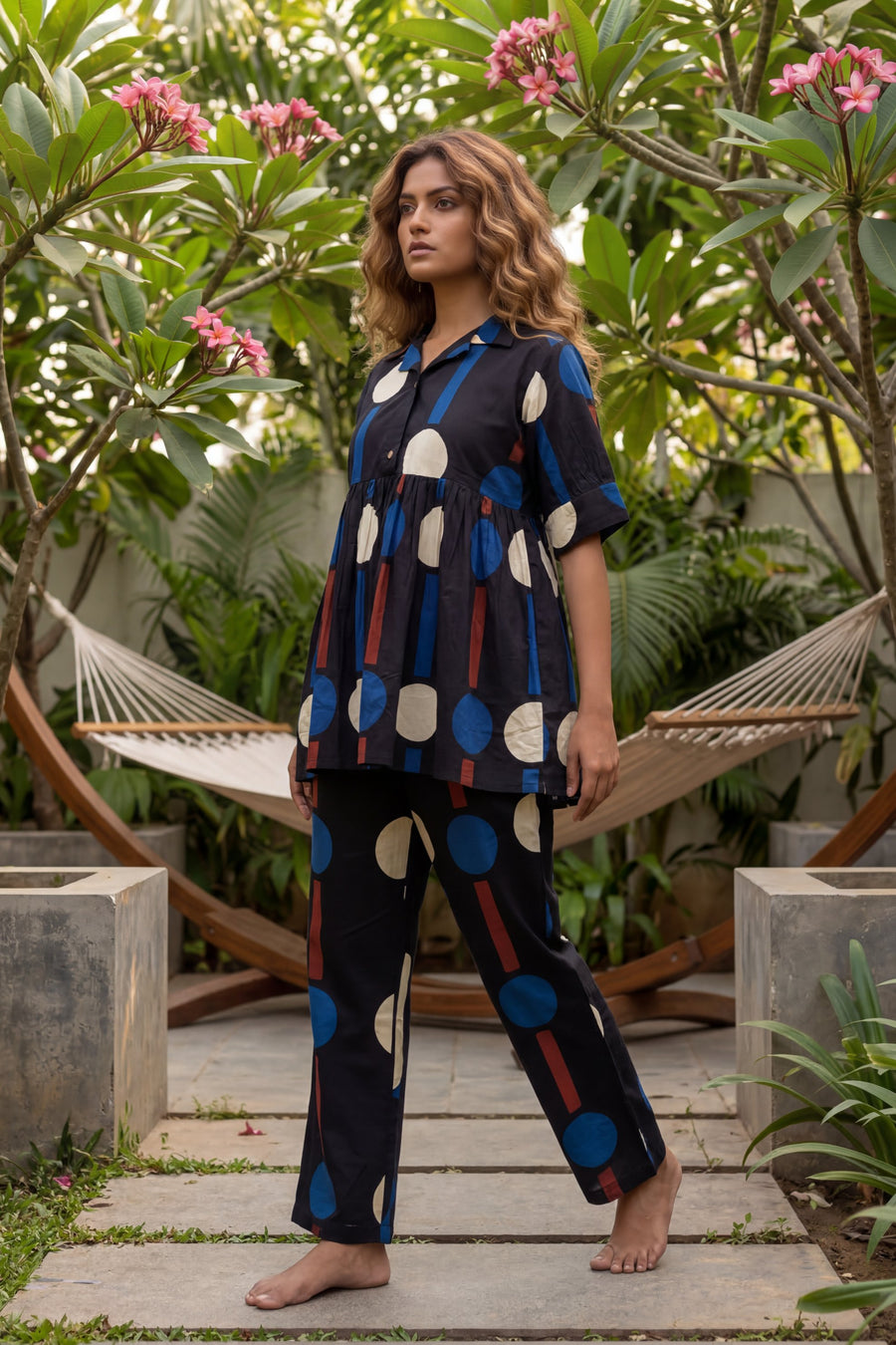 Ebony Canvas Black Cotton Co-ord Set — image 10