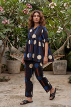 Ebony Canvas Black Cotton Co-ord Set