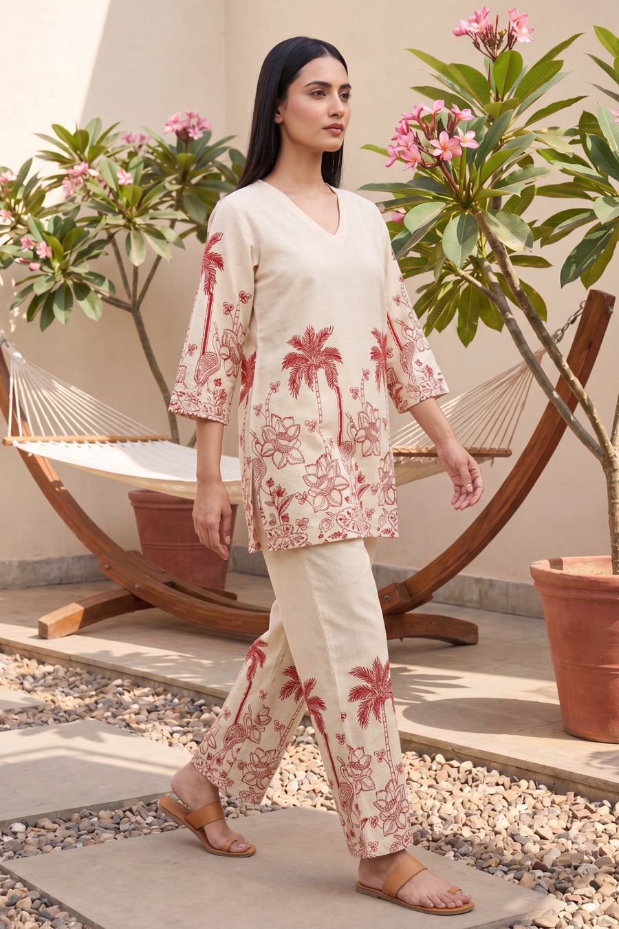 Wildflower Bloom Floral Cotton Flex Co-ord Set — image 6