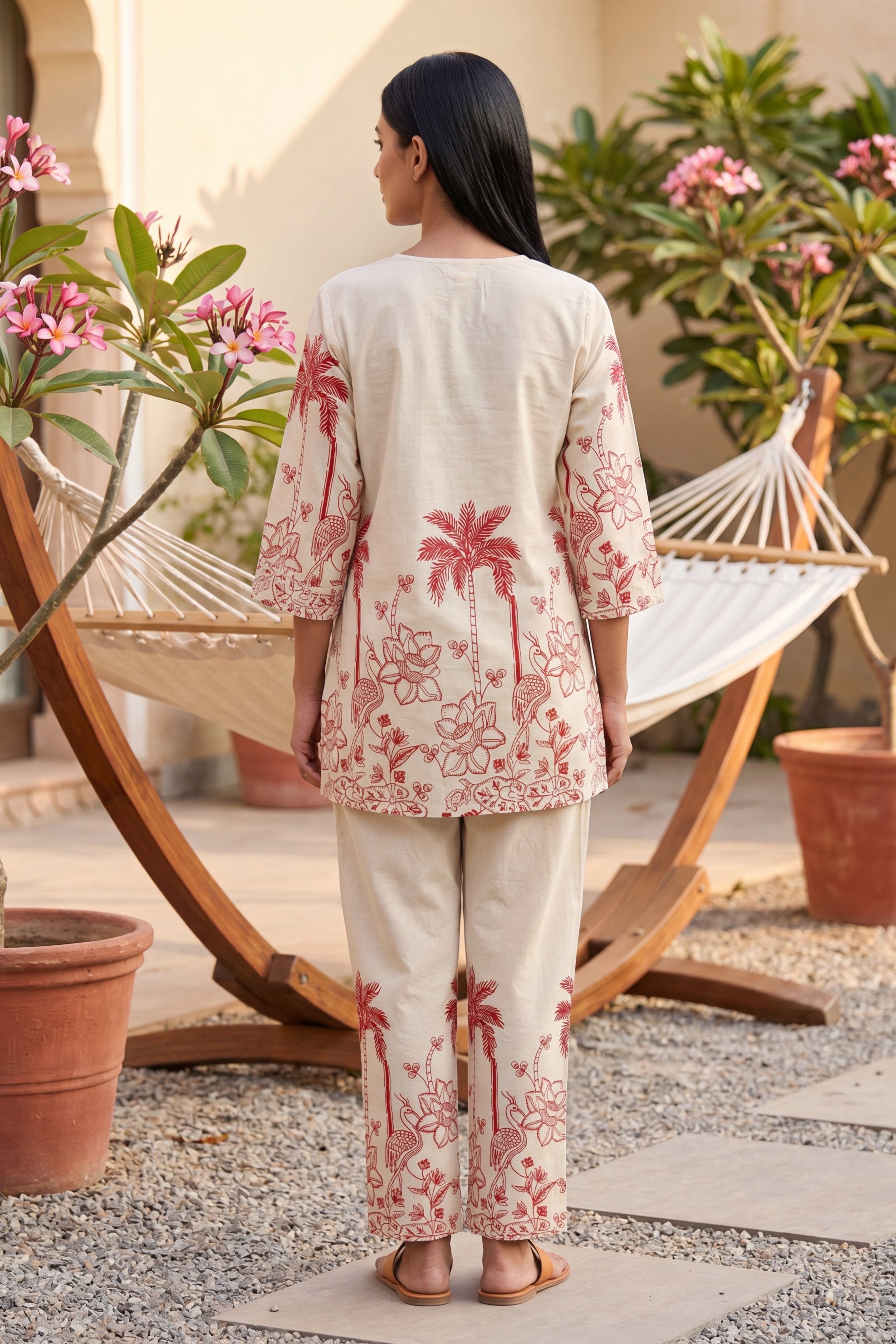 Wildflower Bloom Floral Cotton Flex Co-ord Set