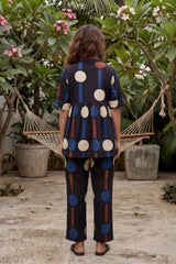 Ebony Canvas Black Cotton Co-ord Set