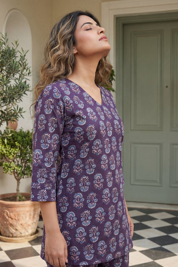 Lavender Palace Heritage Cotton Co-ord Set