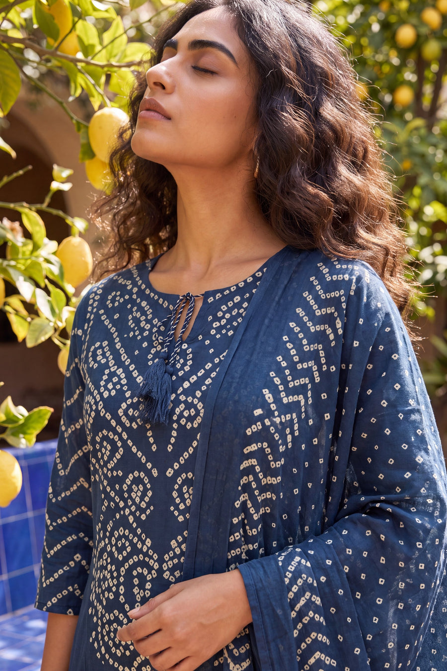 Royal Market Blue Cotton Suit Set — image 8