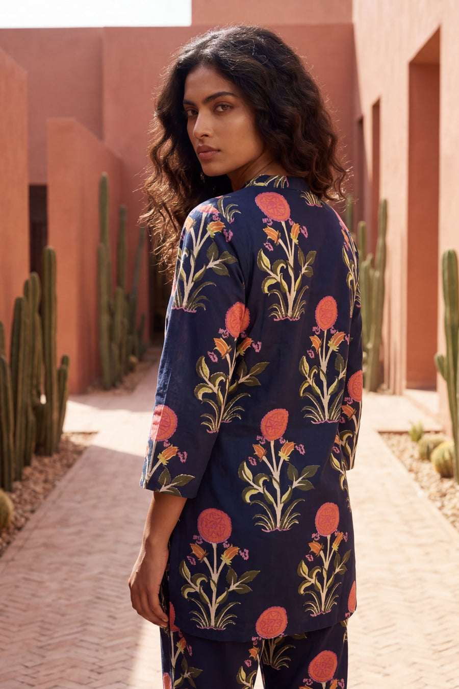 Twilight Blossom Cotton Co-ord Set — image 2