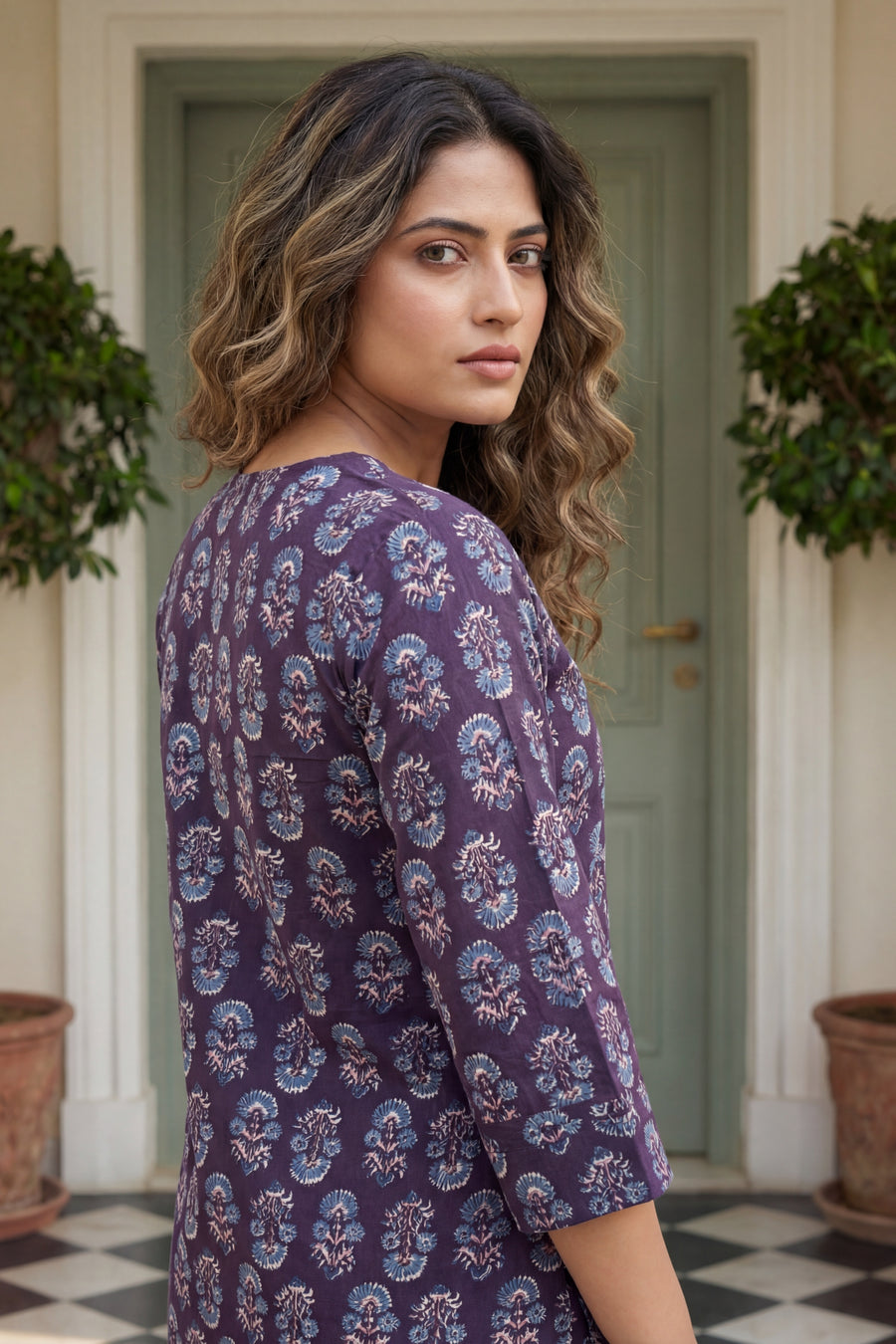 Lavender Palace Heritage Cotton Co-ord Set — image 5