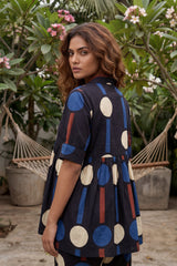 Ebony Canvas Black Cotton Co-ord Set