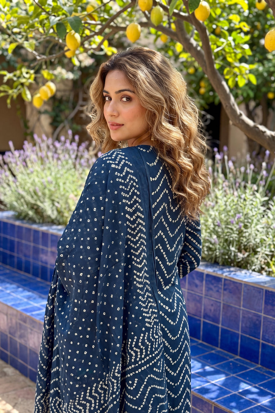 Royal Market Blue Cotton Suit Set — image 10
