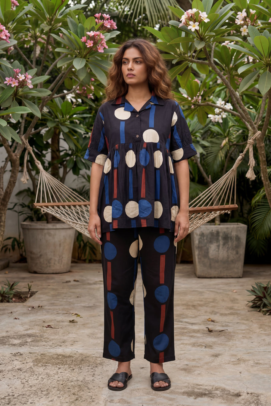 Ebony Canvas Black Cotton Co-ord Set — image 8