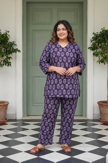 Lavender Palace Heritage Cotton Co-ord Set