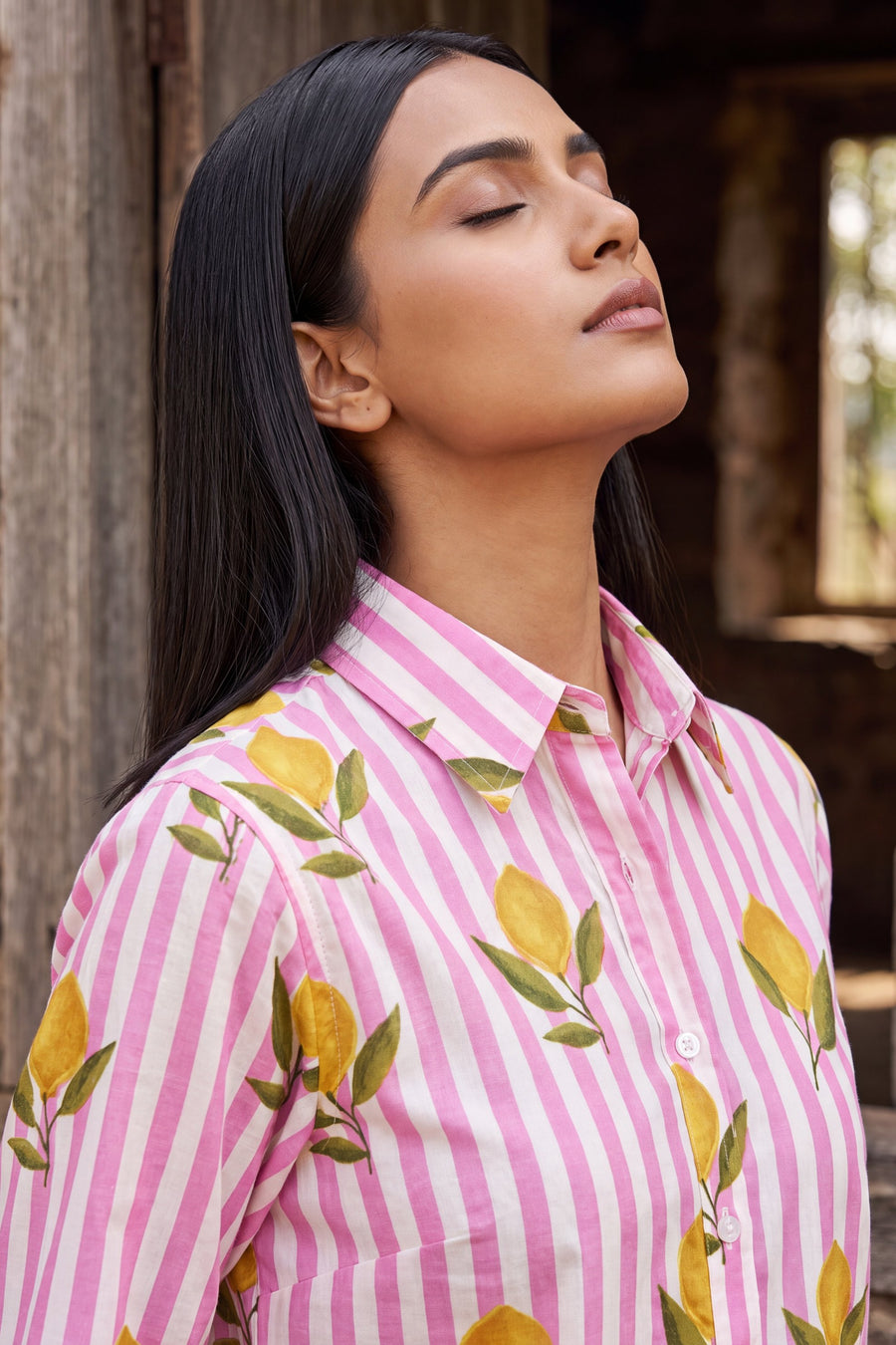 Mauve Rose Cotton Shirt — image 10