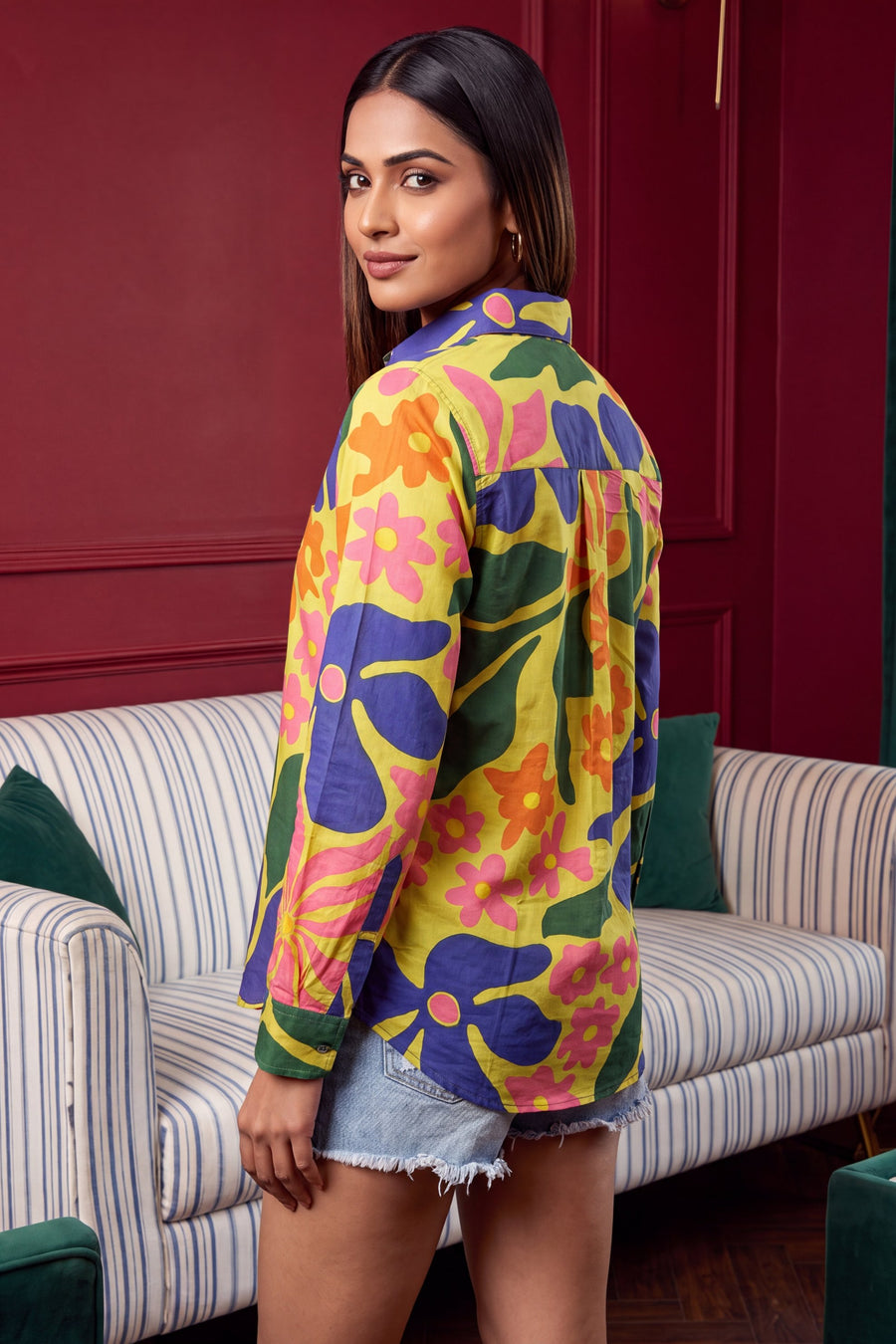 Fern Green Cotton Shirt — image 11