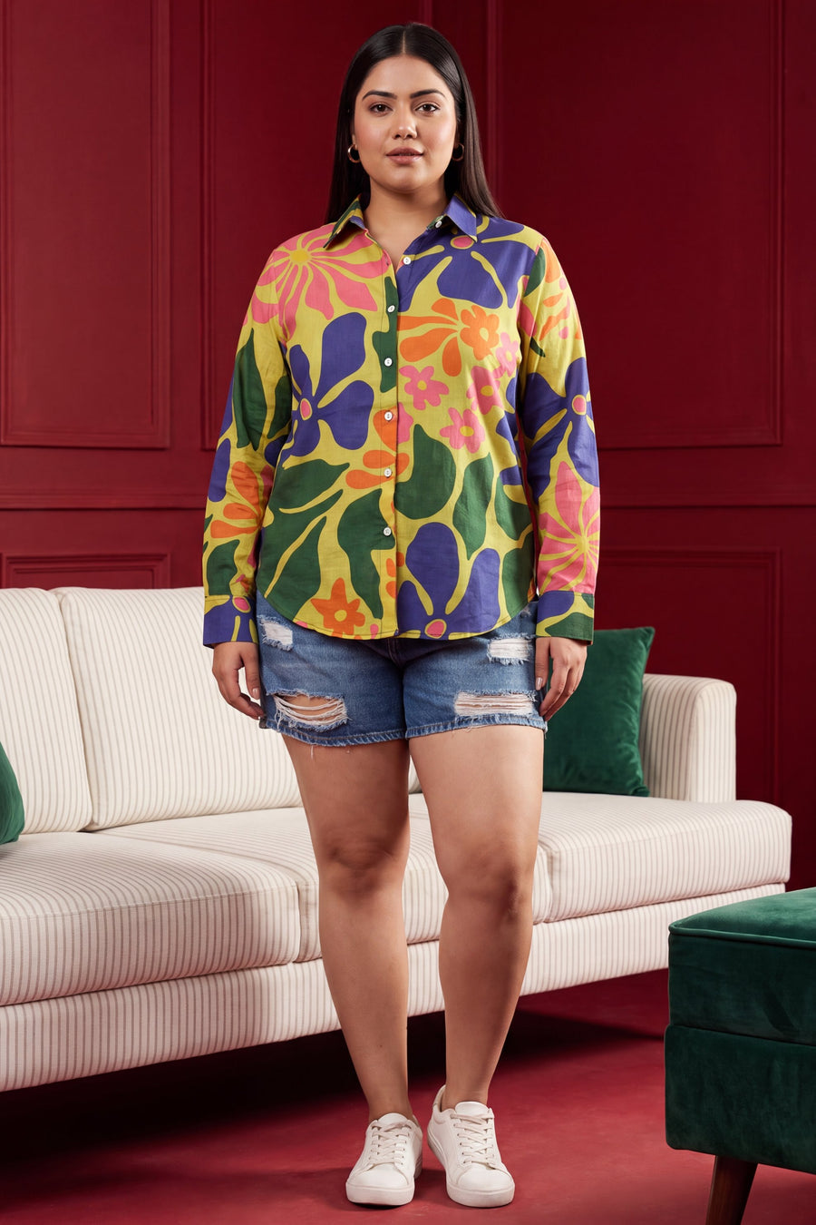 Fern Green Cotton Shirt — image 12