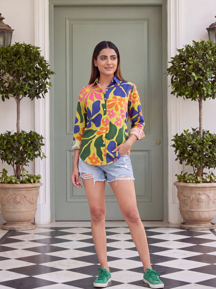 Fern Green Cotton Shirt — image 14