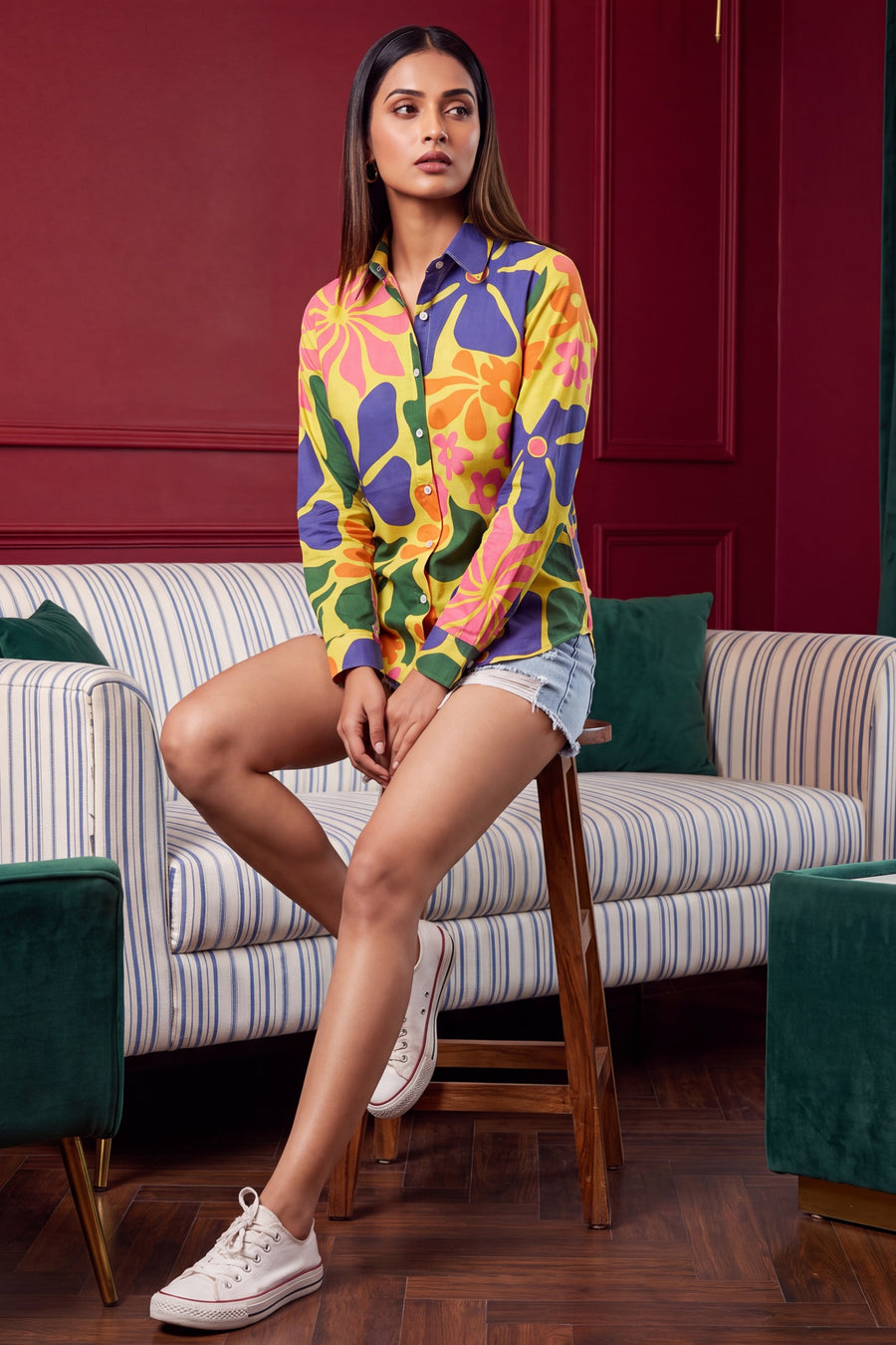 Fern Green Cotton Shirt — image 15