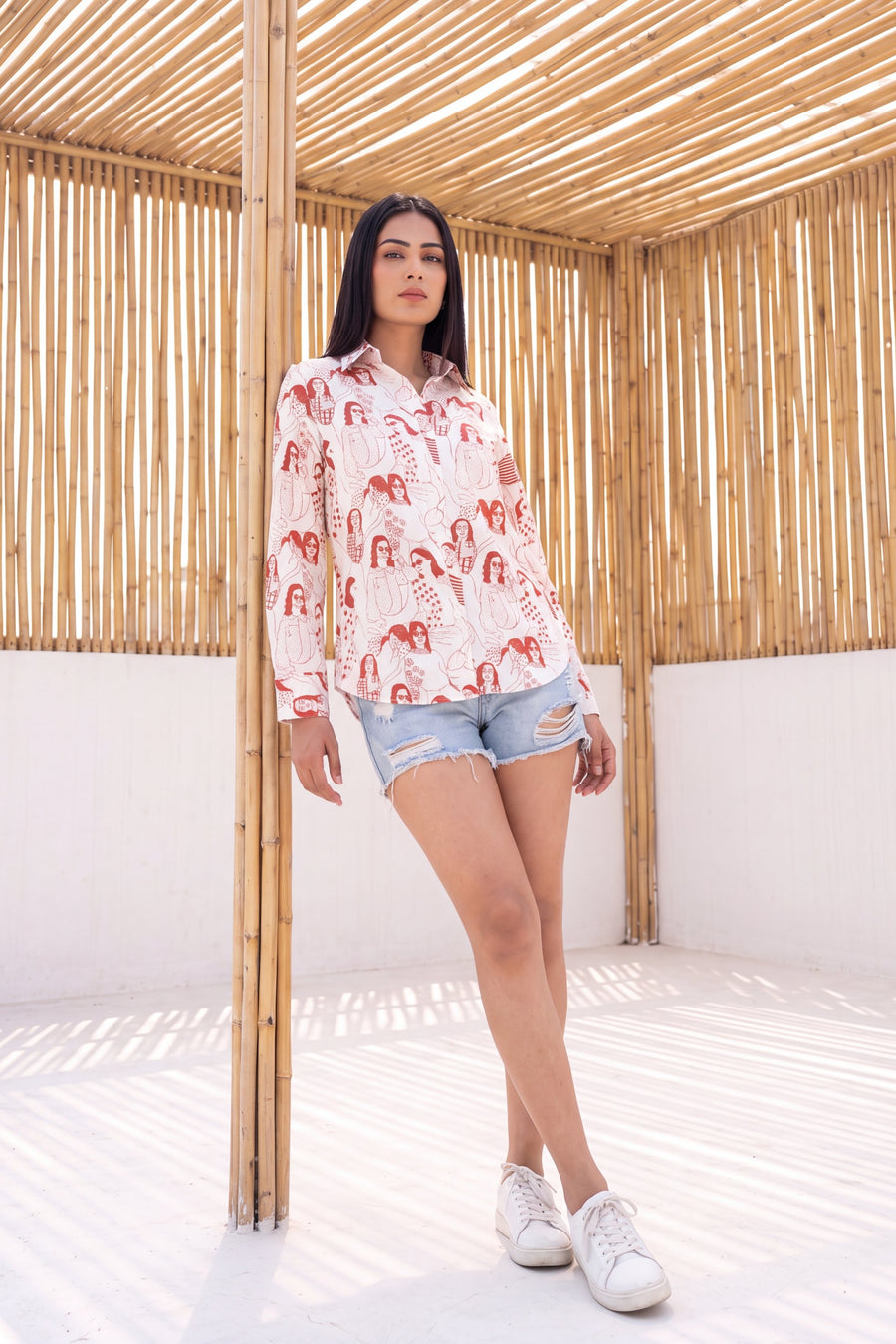 Cloud White Cotton Shirt — image 7