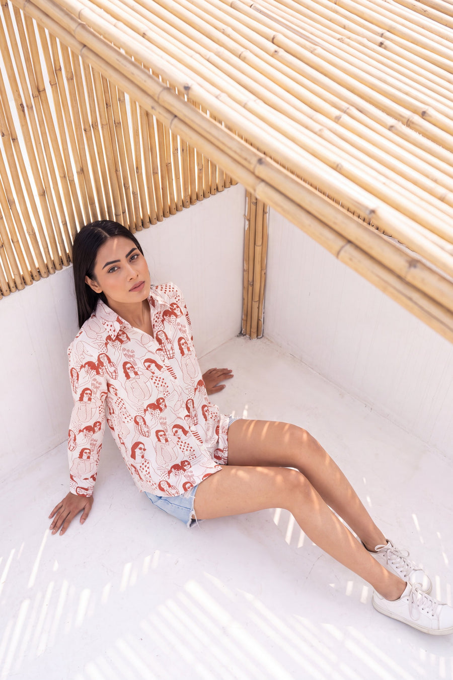 Cloud White Cotton Shirt — image 2