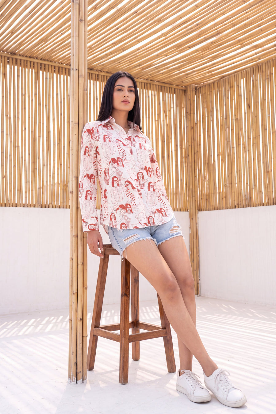 Cloud White Cotton Shirt — image 8
