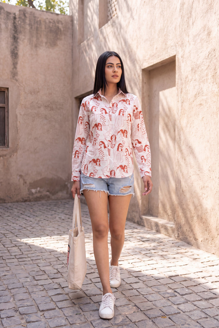 Cloud White Cotton Shirt — image 9