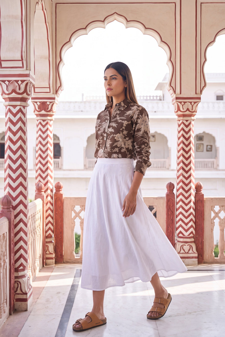 Cocoa Brown Cotton Shirt — image 6