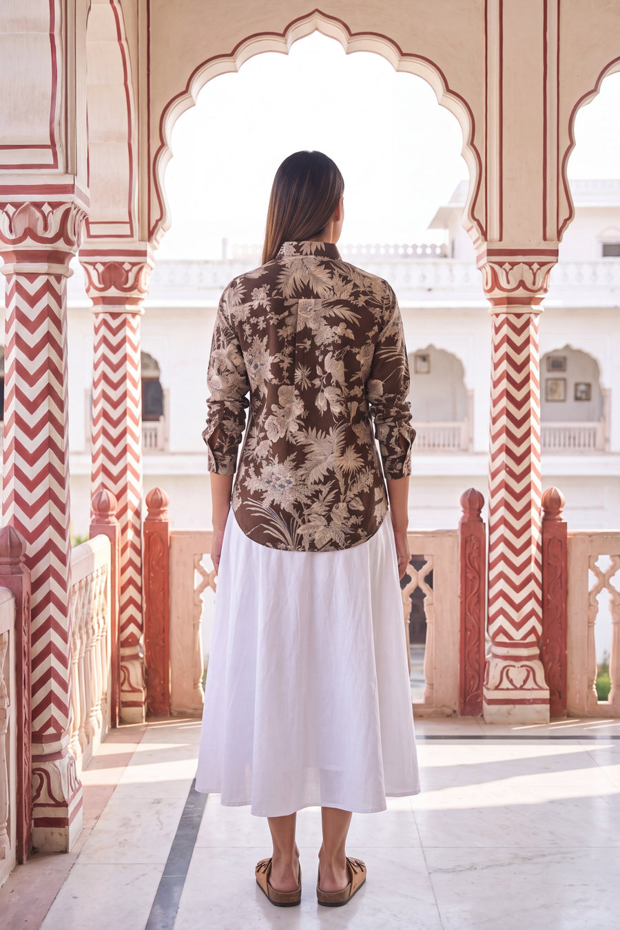 Cocoa Brown Cotton Shirt — image 7