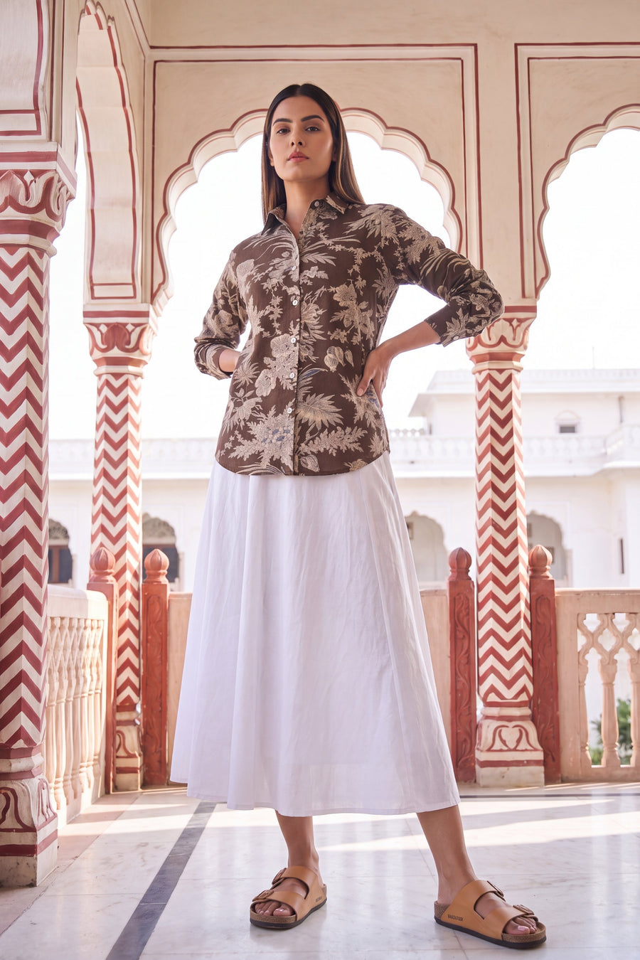 Cocoa Brown Cotton Shirt — image 8