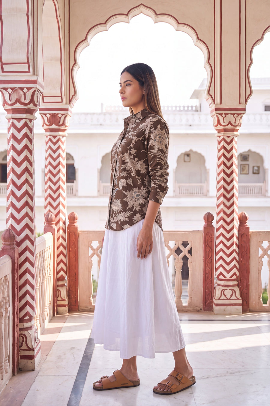 Cocoa Brown Cotton Shirt — image 10