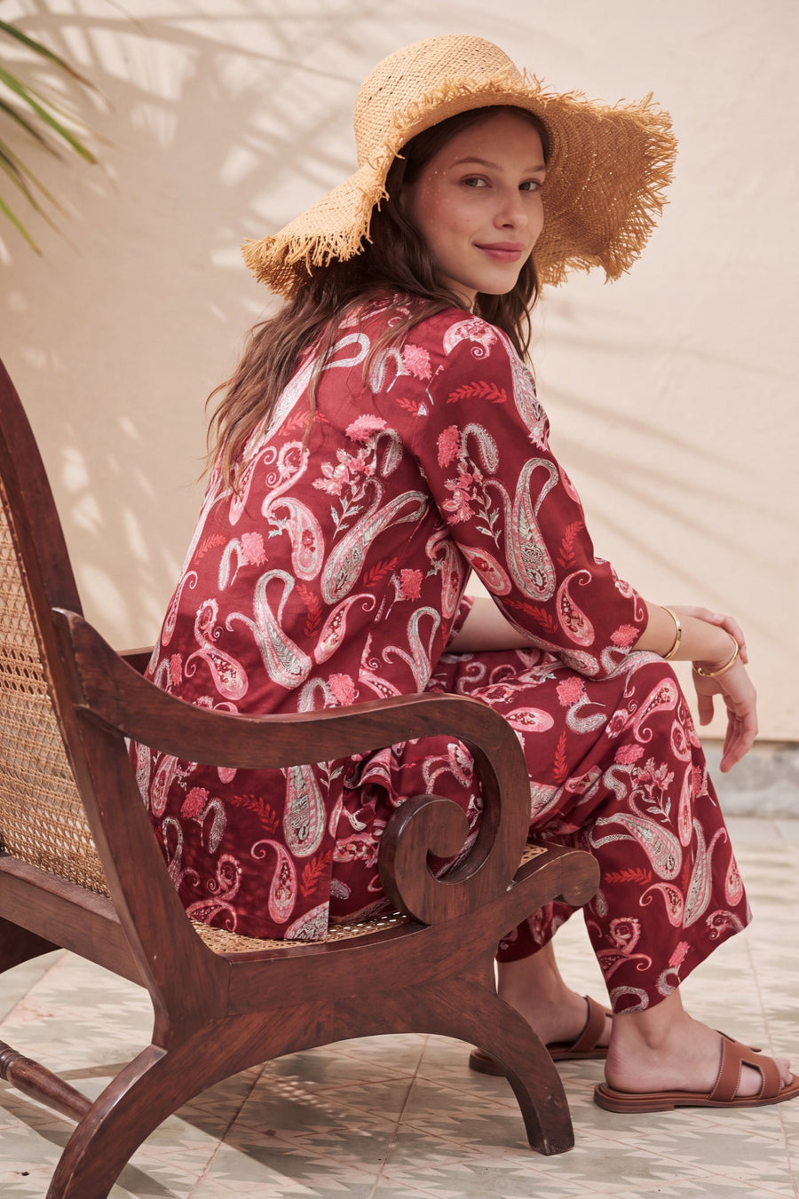 Cranberry Quill Cotton Co-ord Set — image 6